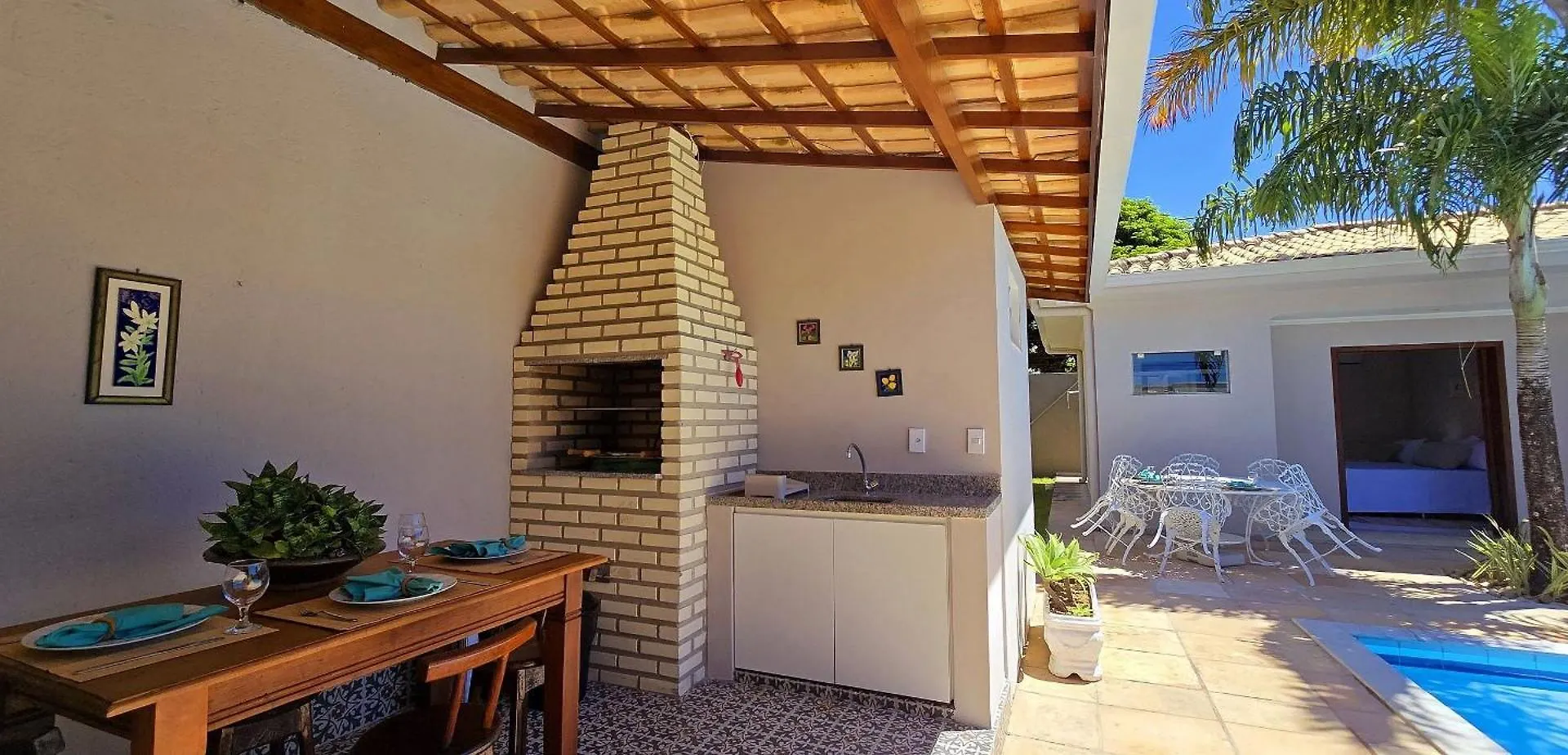 Casa Aconchegante Com Piscina Em Taperapuan Βίλα Πόρτο Σεγκούρο Βραζιλία
